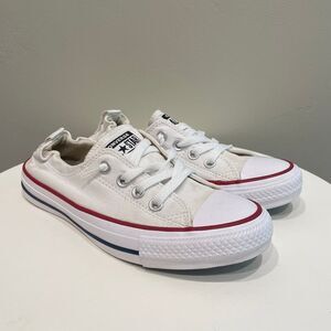 Converse Women’s Shoreline Slip On Sneakers in White - Size: 7